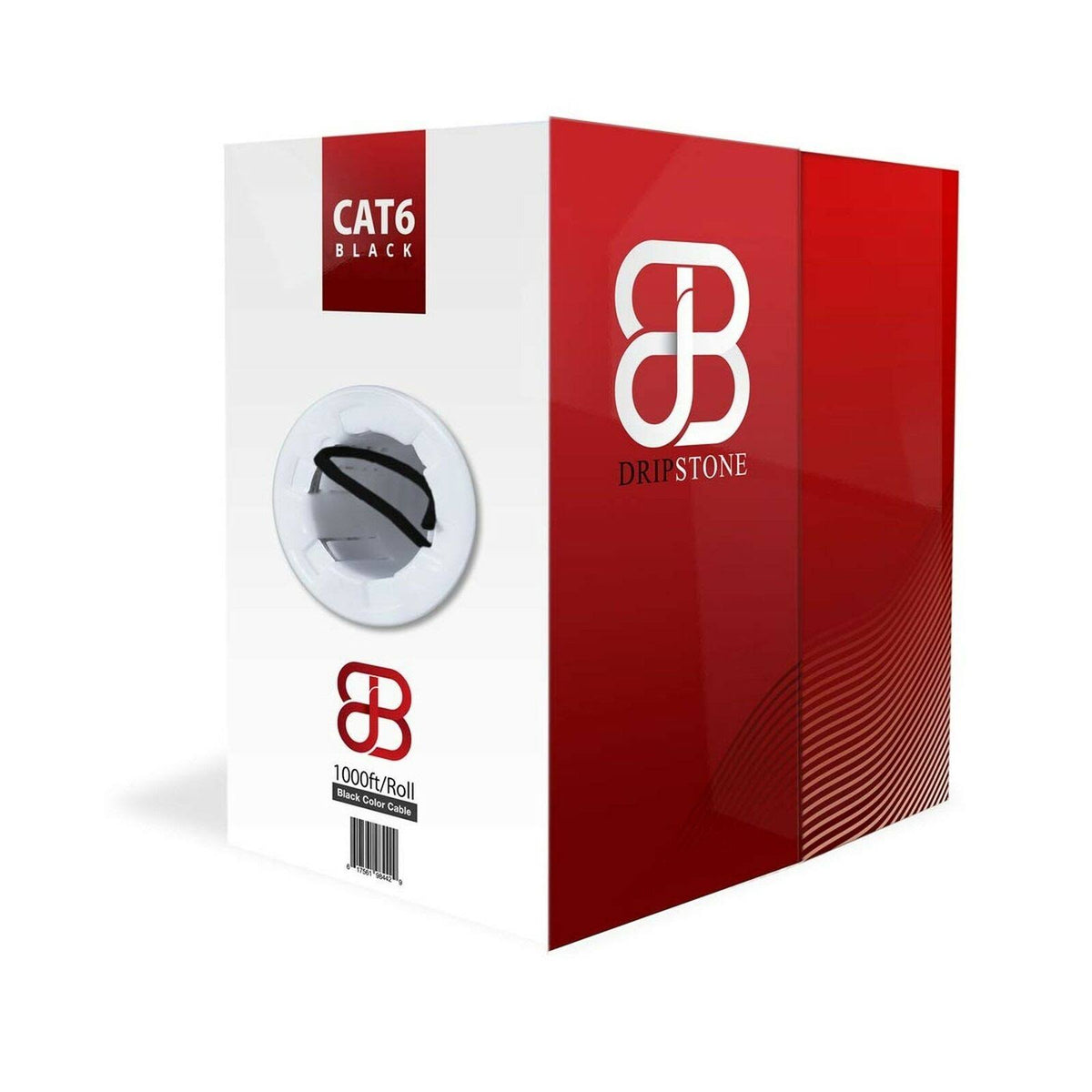 Black Cat6 UTP 1000ft Solid Cable Z331035