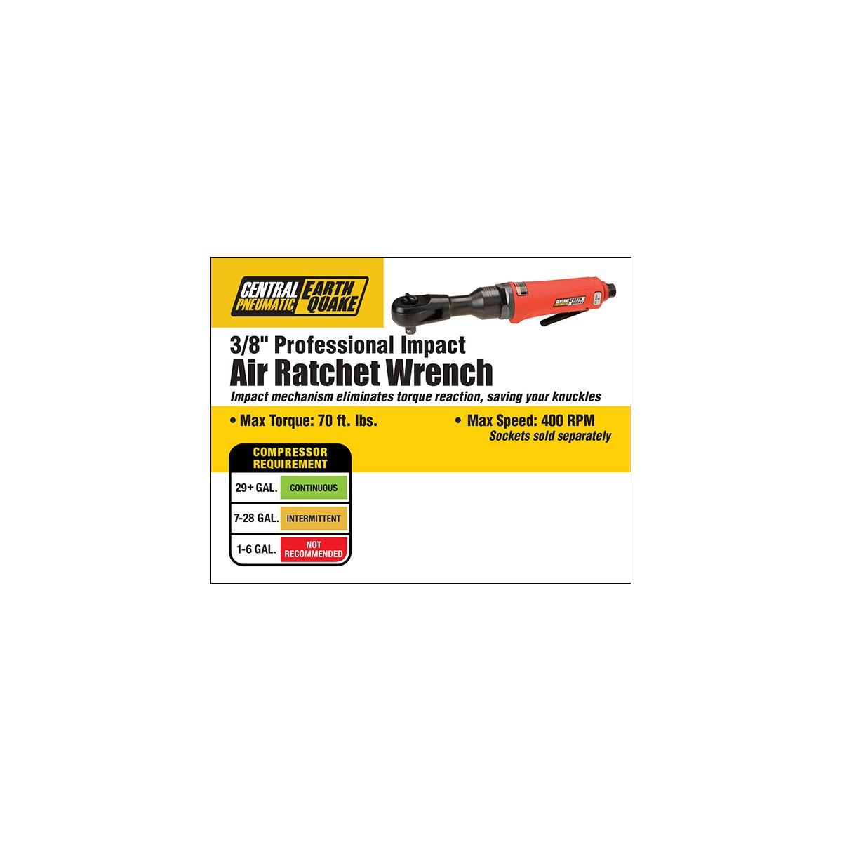 3/8 in. Impacting Air Ratchet Wrench F668