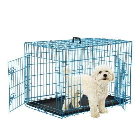 Folding Dog Cage Double Door C337