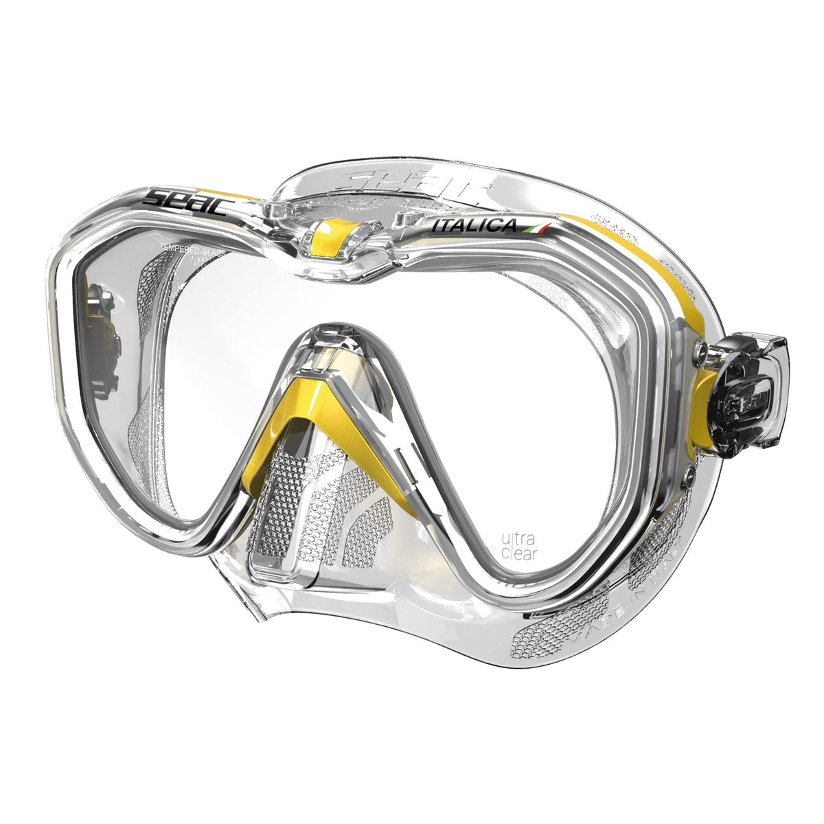 Yellow Single-Lens Dive Mask D6468