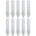 10 Pack 18 Watt Warm White 2-Pin Twin Tube D789180