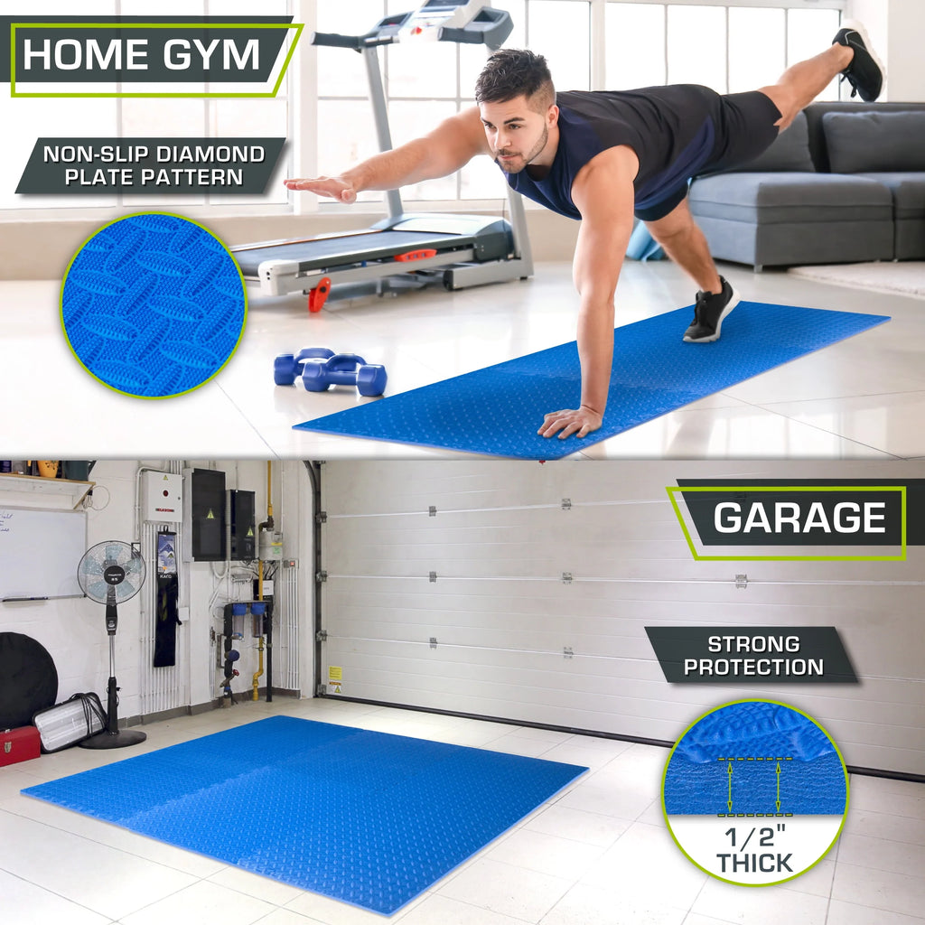 1/2 Thick EVA Foam Interlocking Exercise Mat X4198