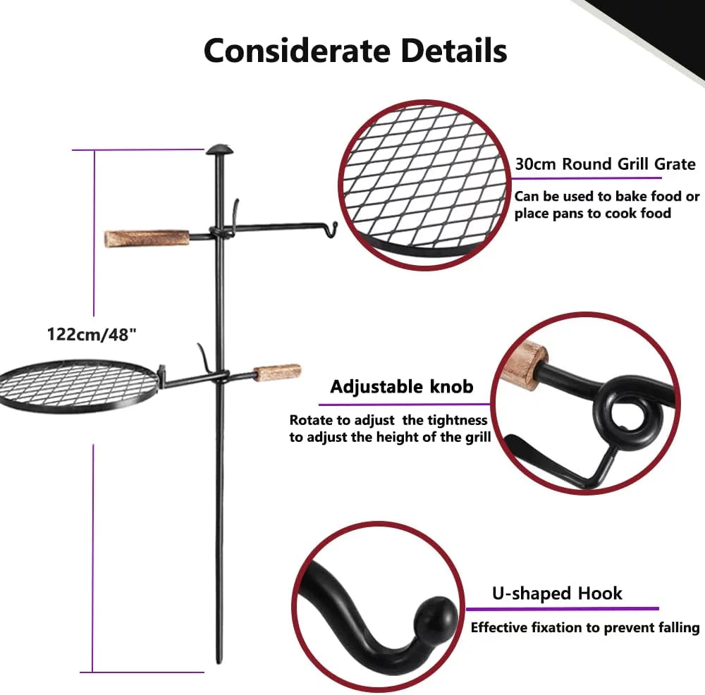Swivel Campfire Grill Z22668