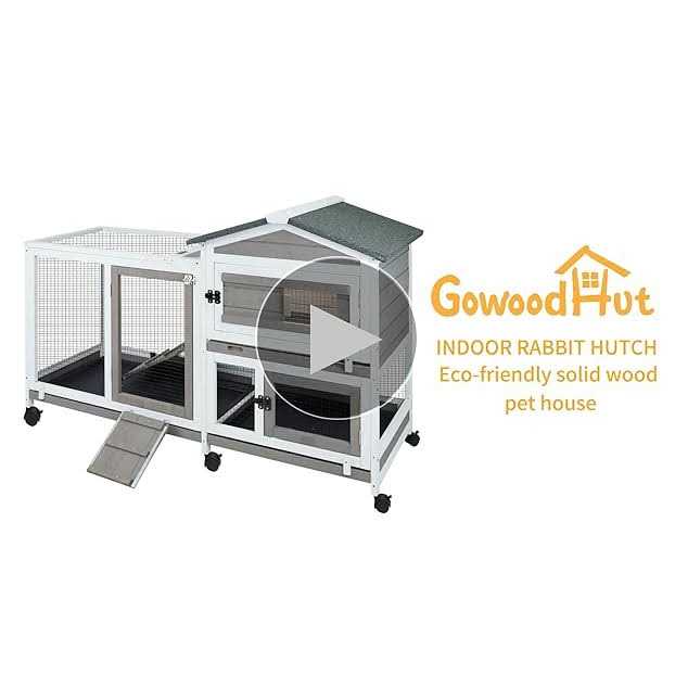 Rabbit Hutch 2 Story with 3 No Leak Trays A7159