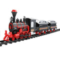 13-Piece Red and Black Battery Operated Lighted and Animated Train Set with Sound A67811