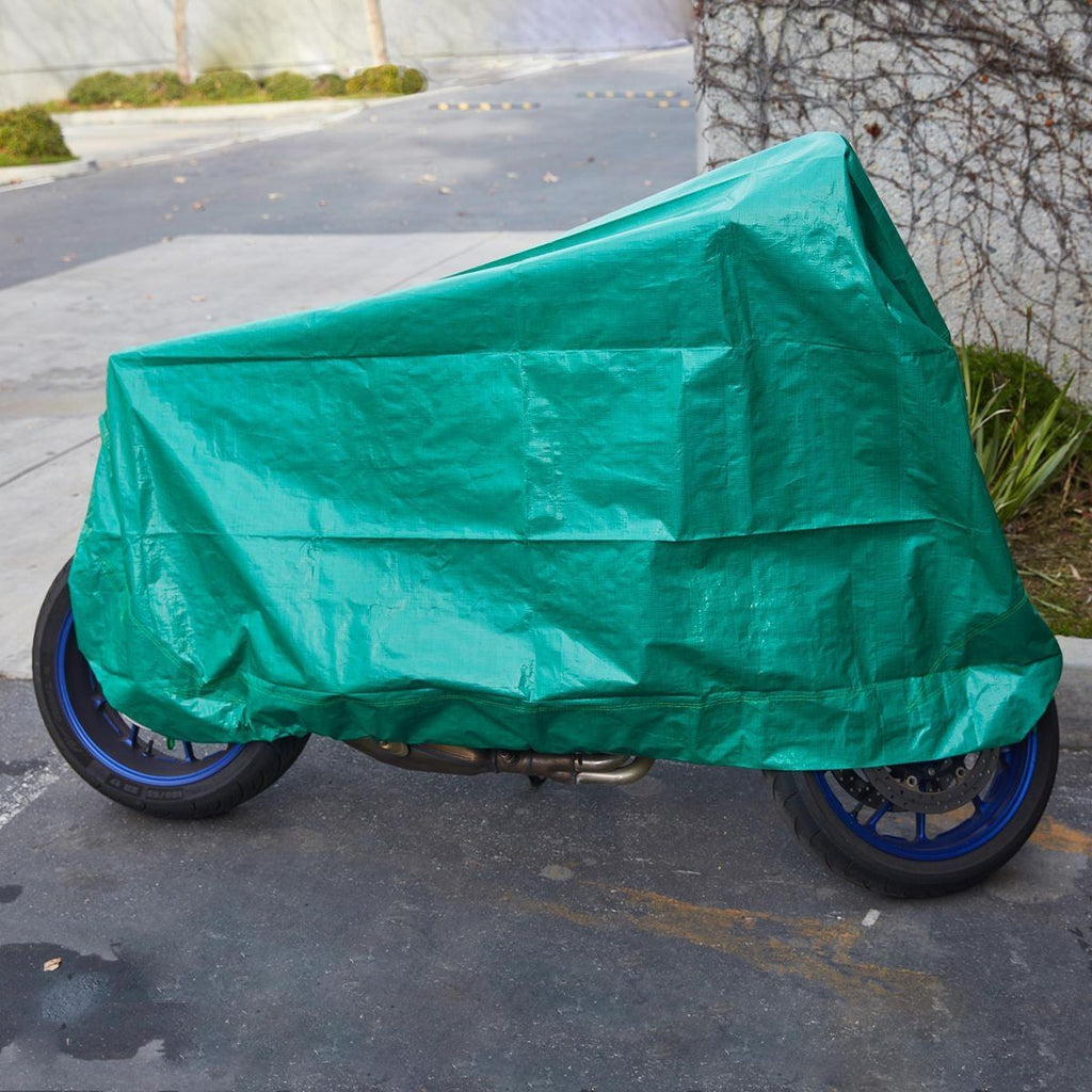 9 ft. x 9 ft. Weather-Resistant Drawstring Tarp F4083