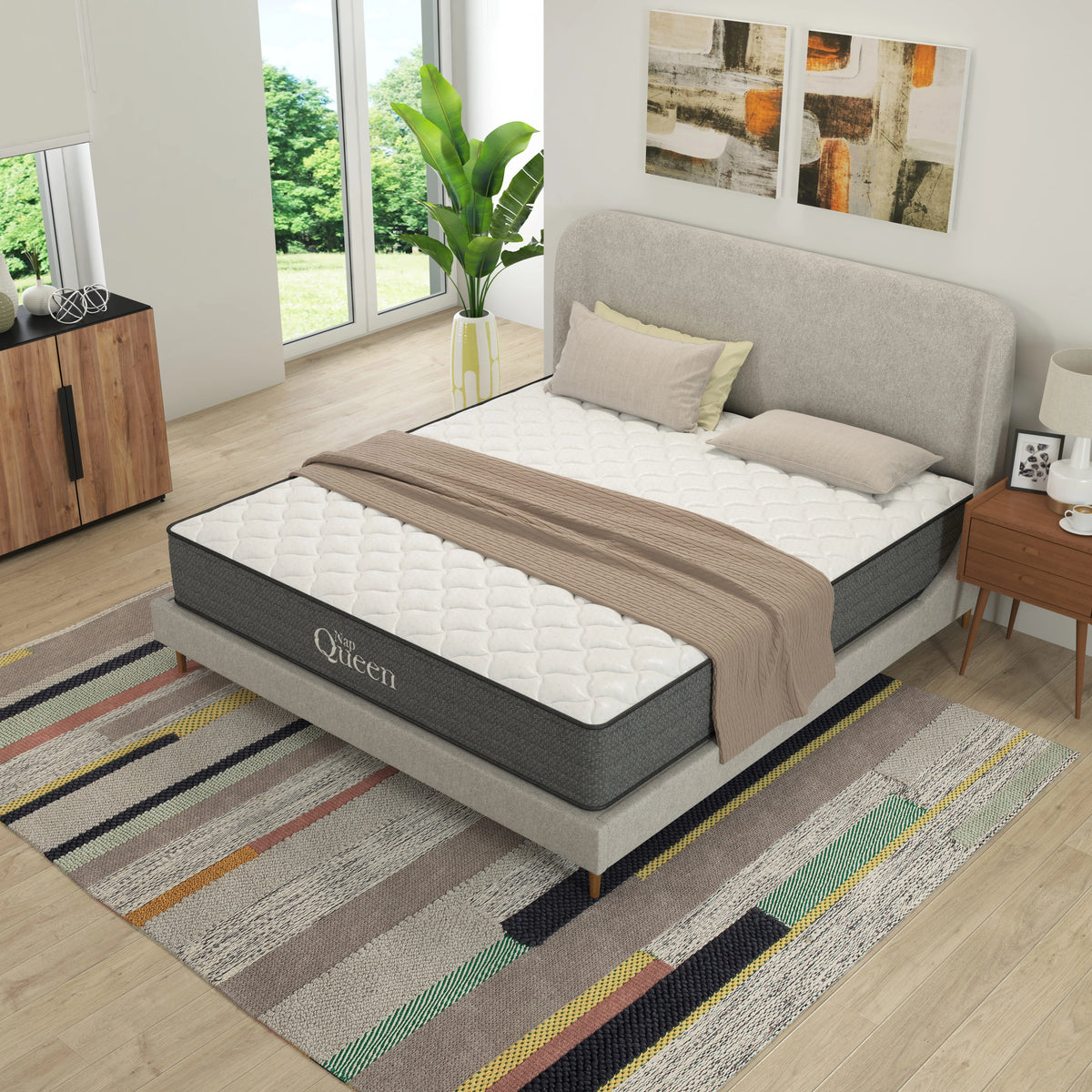 King Size Hybrid Memory Foam Pocket Spring Mattress Y3036