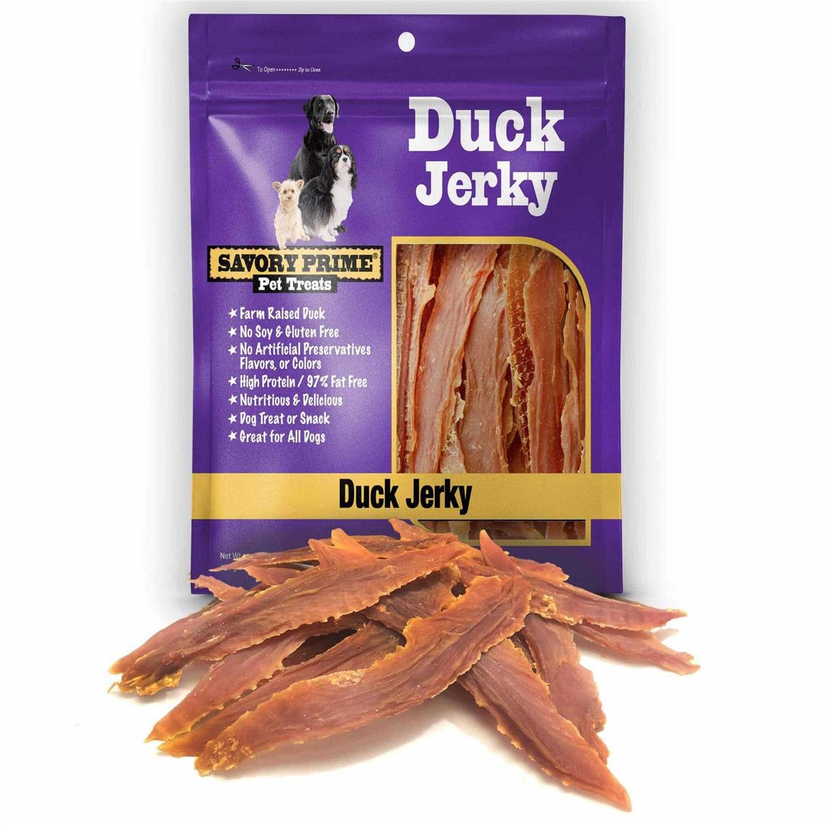Natural Duck Jerky V96109