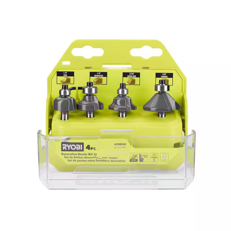 Router Bit Set 4-Piece Q714966