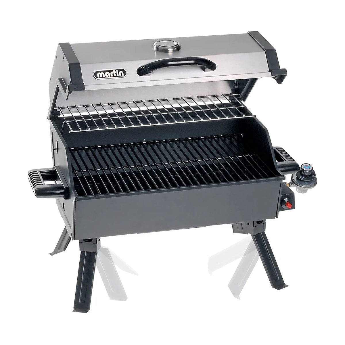 14,000 BTU Portable Propane Gas Grill with Grease Pan T342