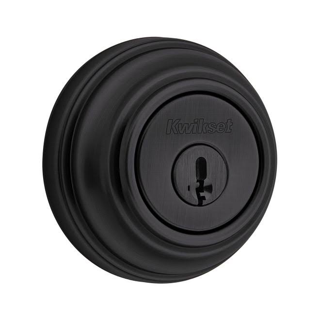 Double Cylinder Deadbolt in Iron Black U781