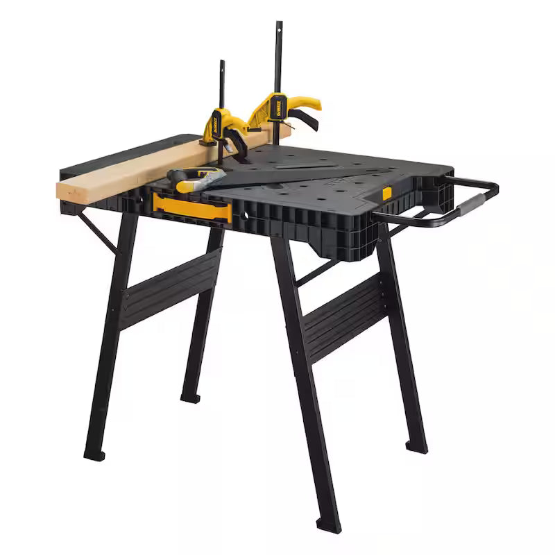 Plastic Folding Sawhorse Workbench Q738