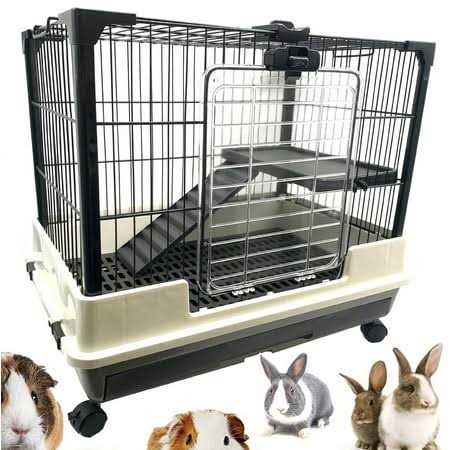 Small Animal Pet Cage with Platform & Ramp I86070