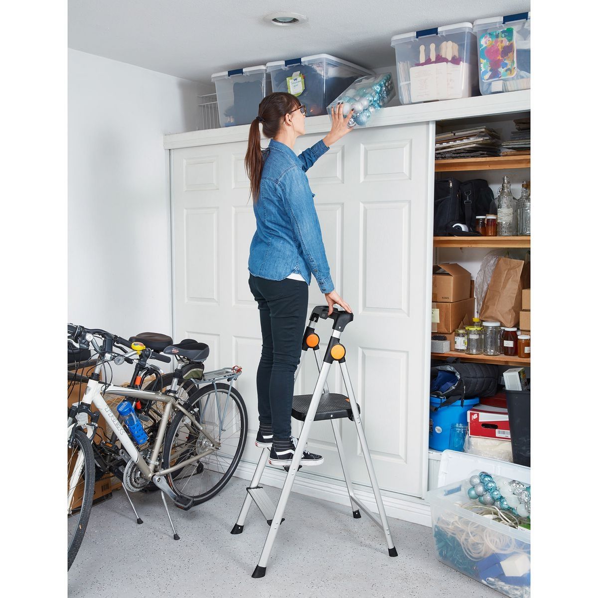3-Step Aluminum Step Stool U93930