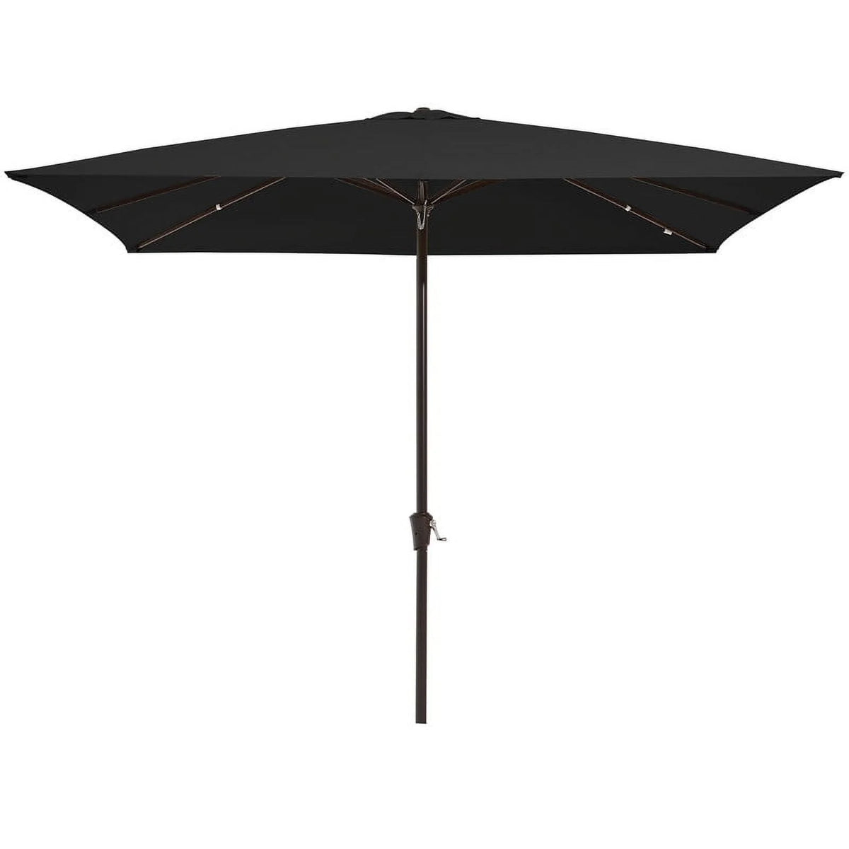 6.5' x 10' Rectangular Beige Patio Umbrella J7604
