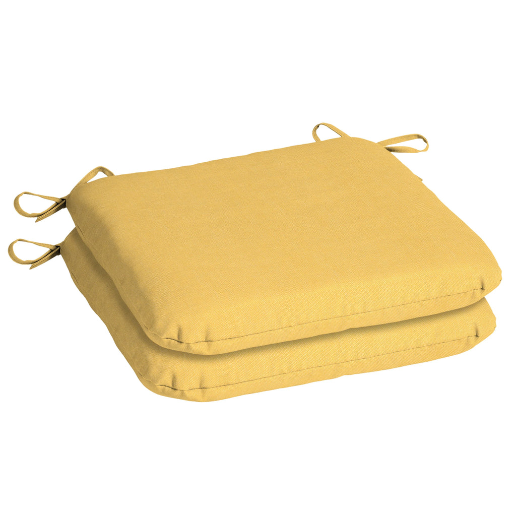 Navy Blue Rectangle Outdoor Seat Pad 2 Pack O514286