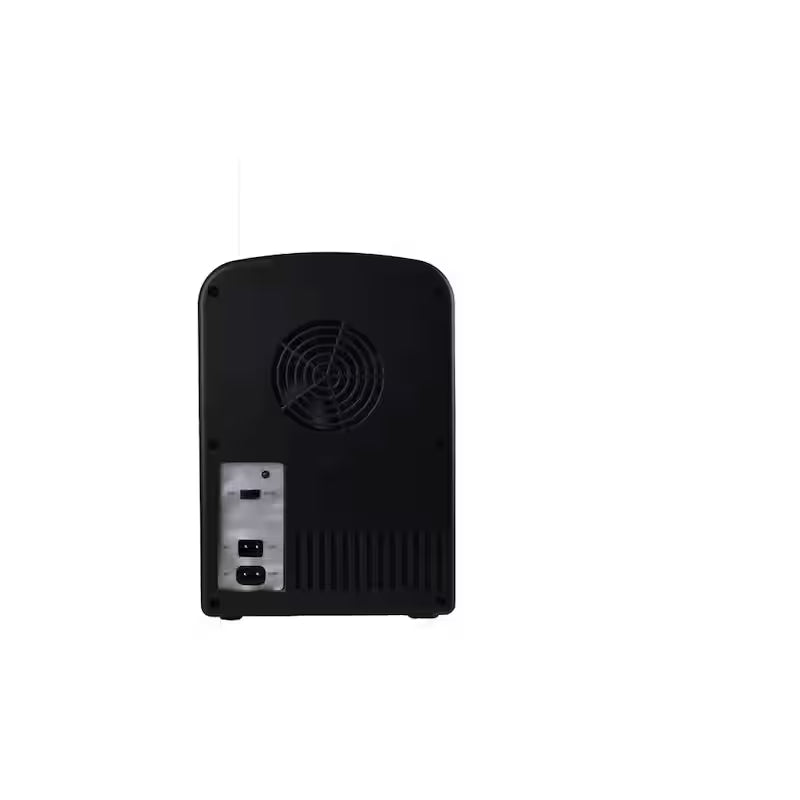 6-Can Retro Mini Fridge in Black I2717