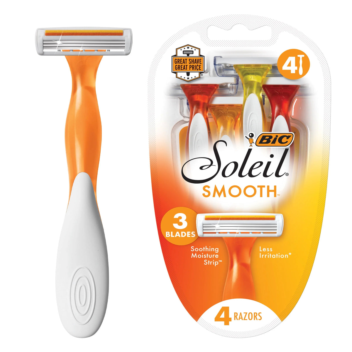 Disposable Razors 3 Blades 4-Count M36081