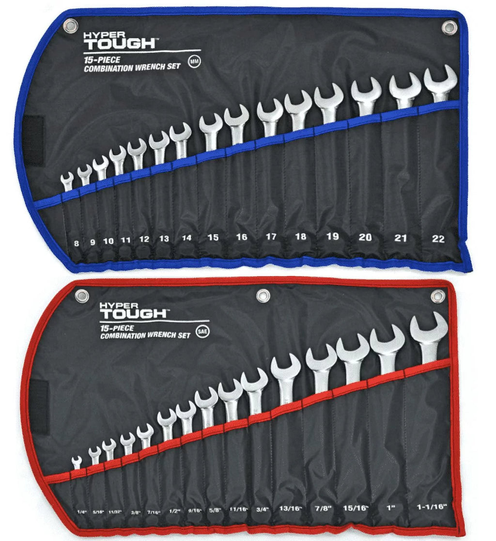 30-Piece Metric and SAE Combination Wrench Set I7645