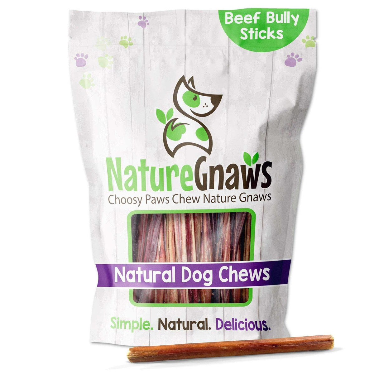Natural Beef Bully Sticks for Dogs E7615