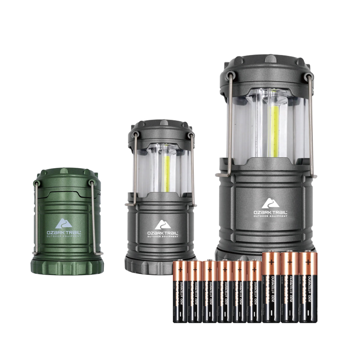 AAA & AA LED Camping Lanterns 3 Pack H589687
