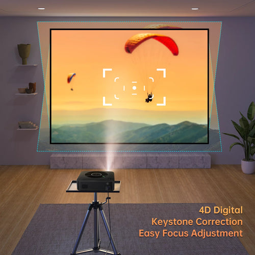 1080P Full HD LCD Portable Projector D7704