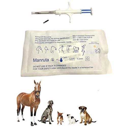 Microchip for Dogs and Cats 20 Pack Animal Identification Syringe E876552