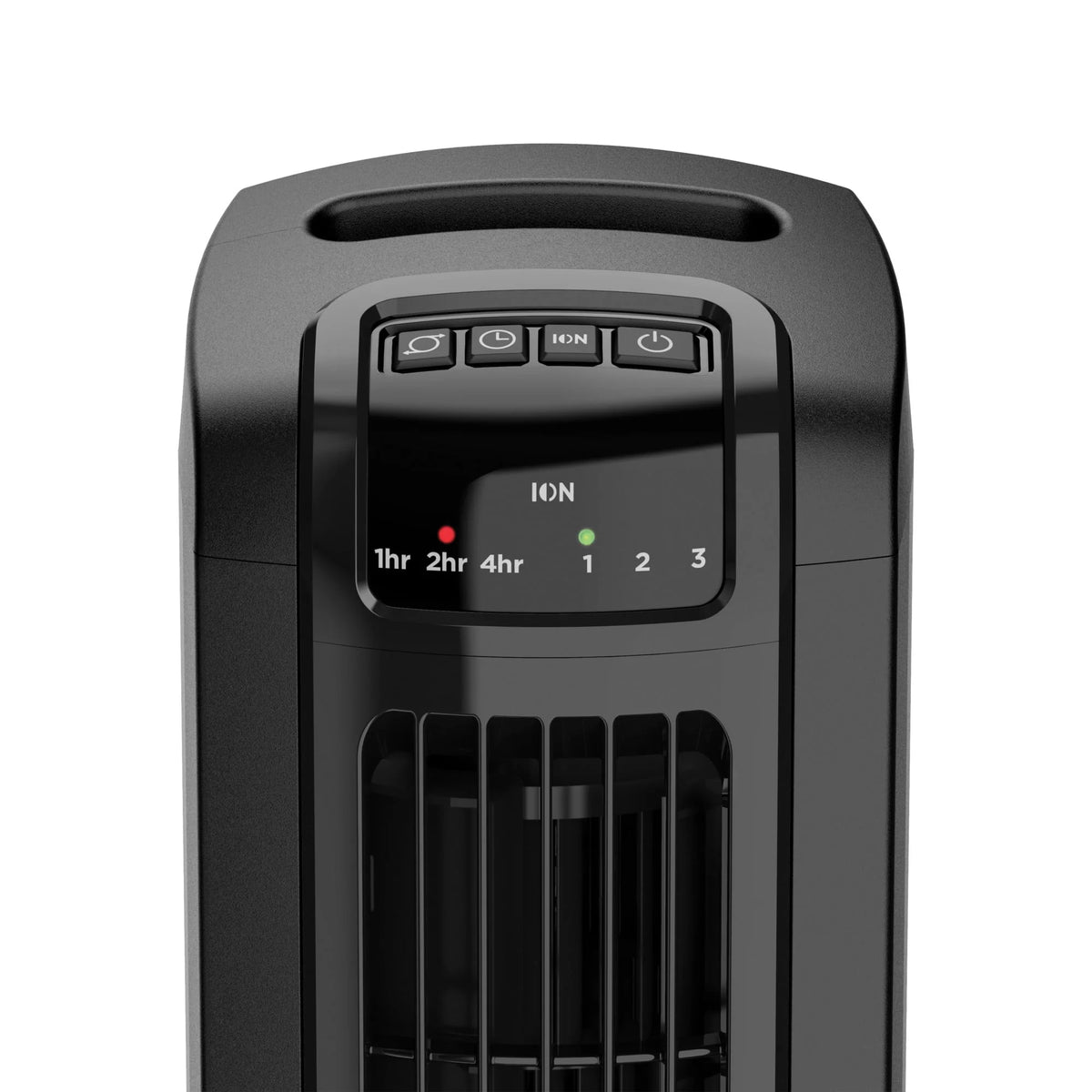 Black 3-Speed Oscillating Tower Fan with Remote P25772