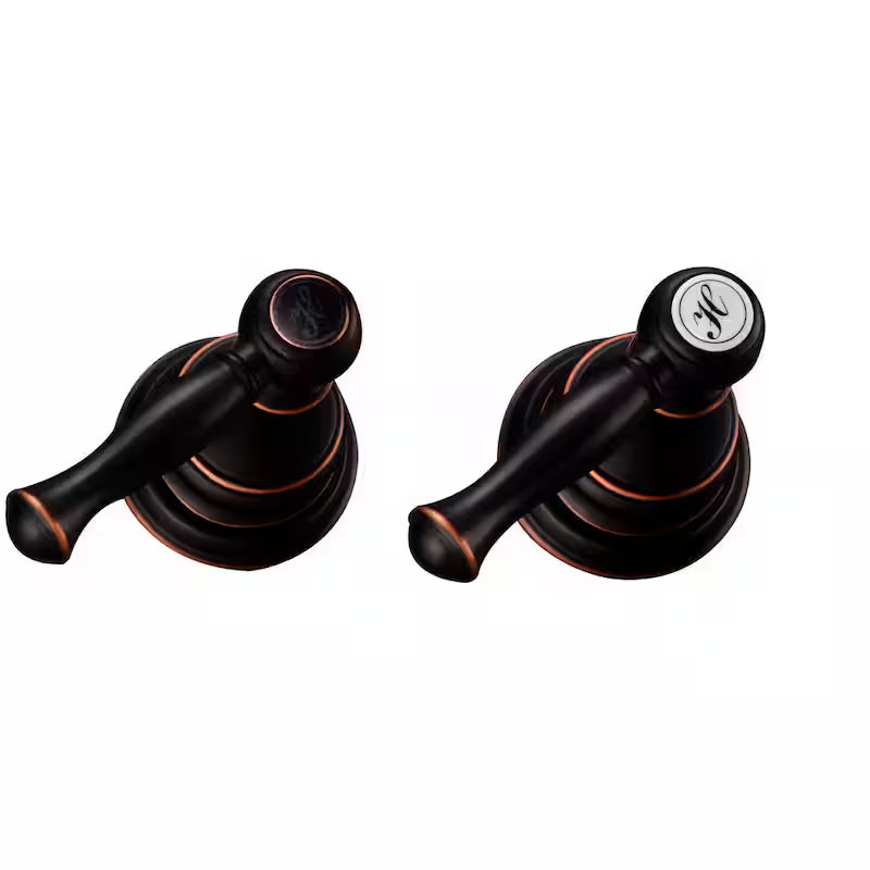 8 in. Widespread Double-Handle High-Arc Bathroom Faucet in Bronze X76954