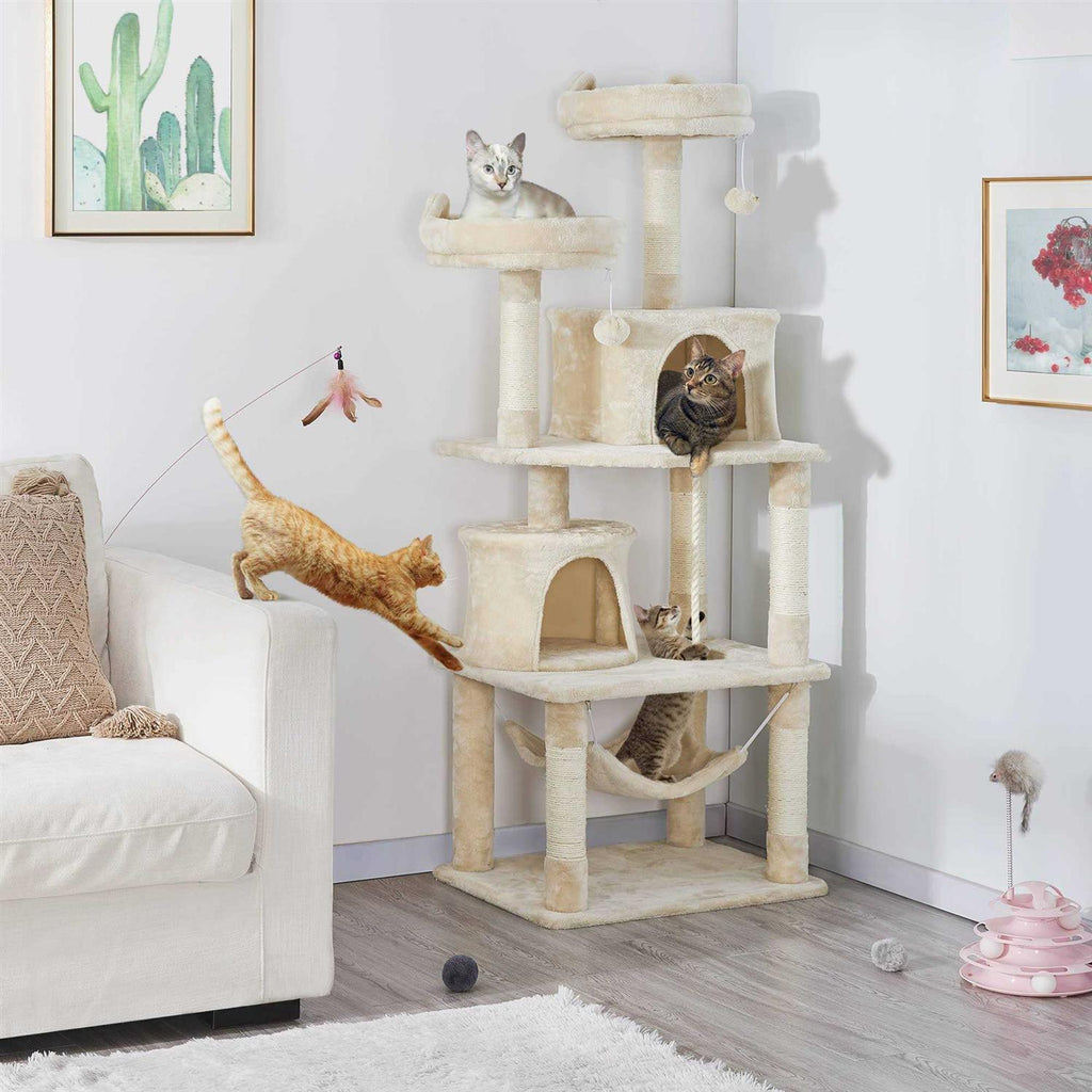 4-Level Cat Tree Condo with 2 Perches M62515