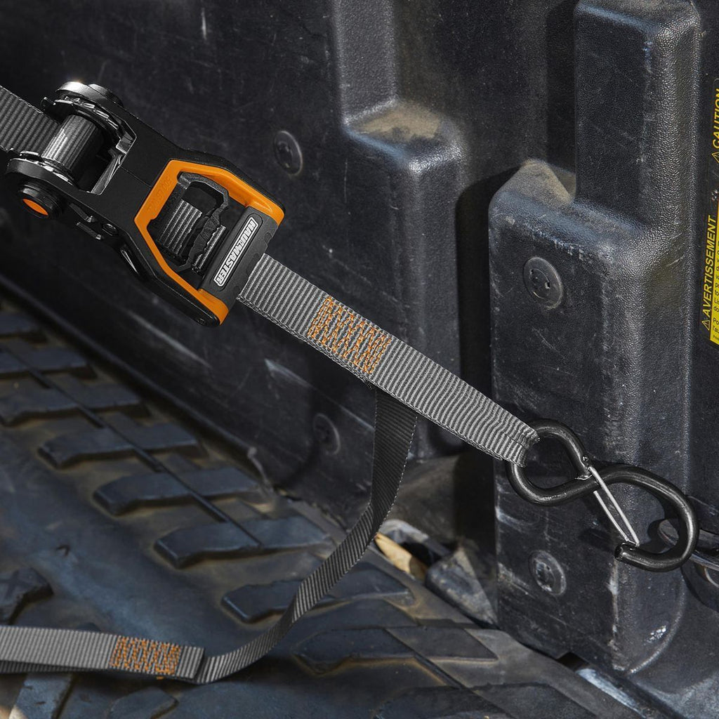500 lb. Capacity 1 in. x 12 ft. Ratcheting Tie-Downs, 2-Pack W871