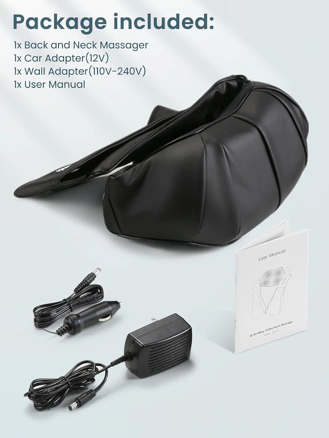 Shiatsu Back and Neck Massager with Heat N827166