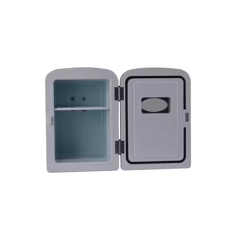 6-Can Retro Mini Fridge in Black I2717