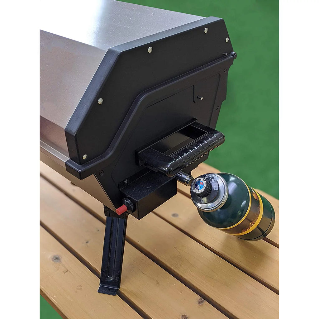 14,000 BTU Portable Propane Gas Grill with Grease Pan T342