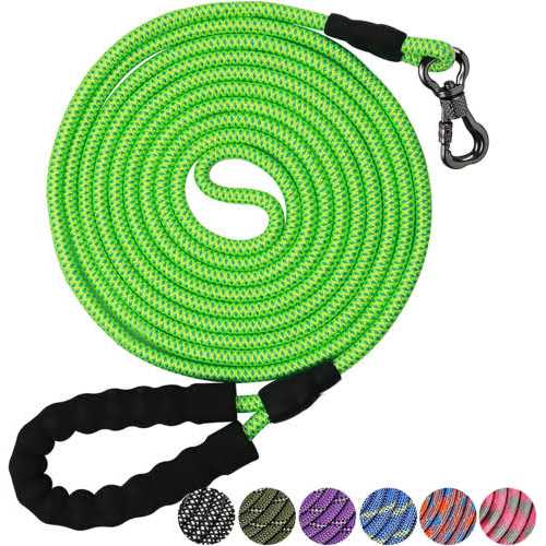 Rope Dog Leash with Swivel Lockable Hook C45430