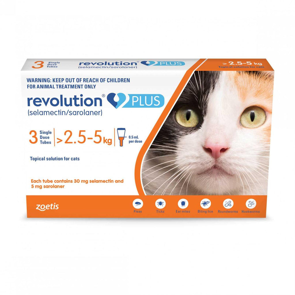 Orange for Cats 5.6 to 11 lb (1 month) G142