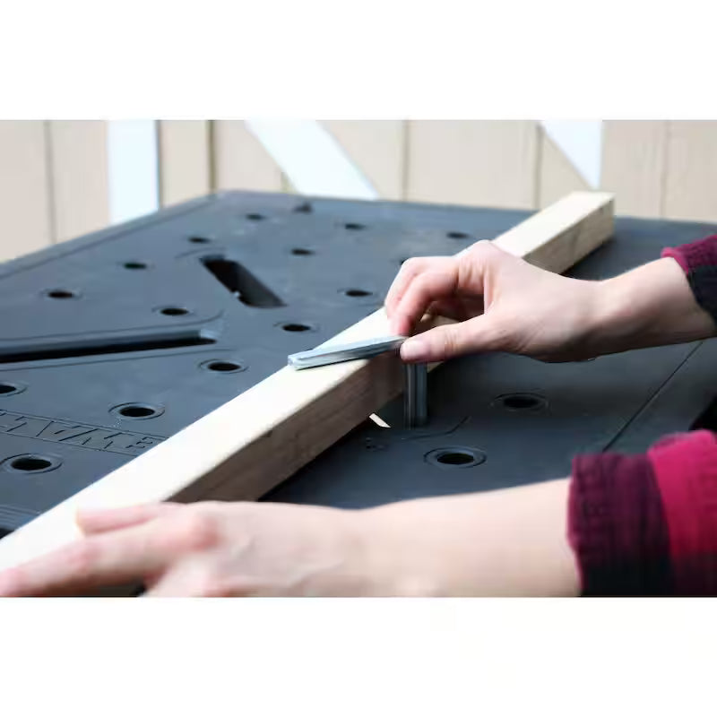 Plastic Folding Sawhorse Workbench Q738