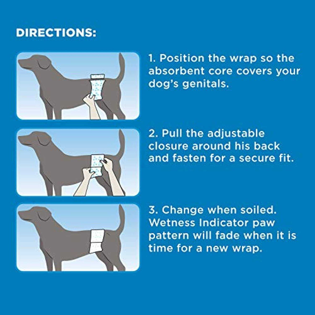 Disposable Male Dog Wraps E323910
