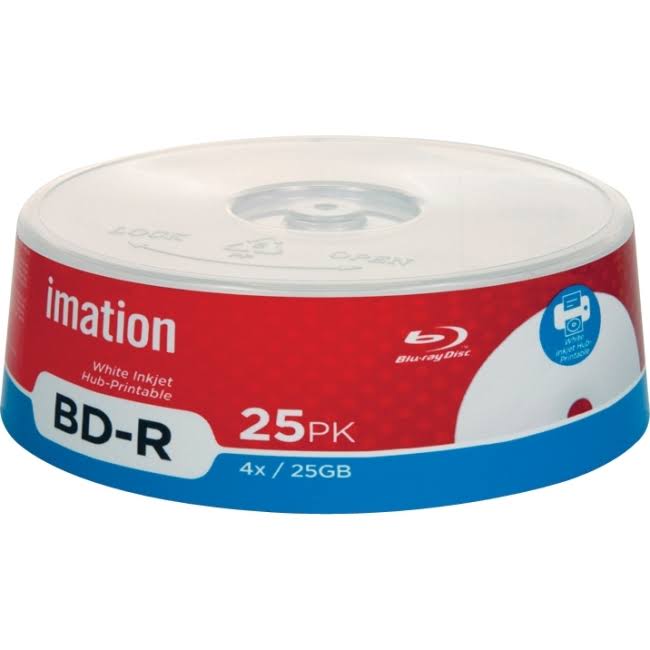 BD-R 4X 25 GB 25 Pack Spindle 120mm L4392