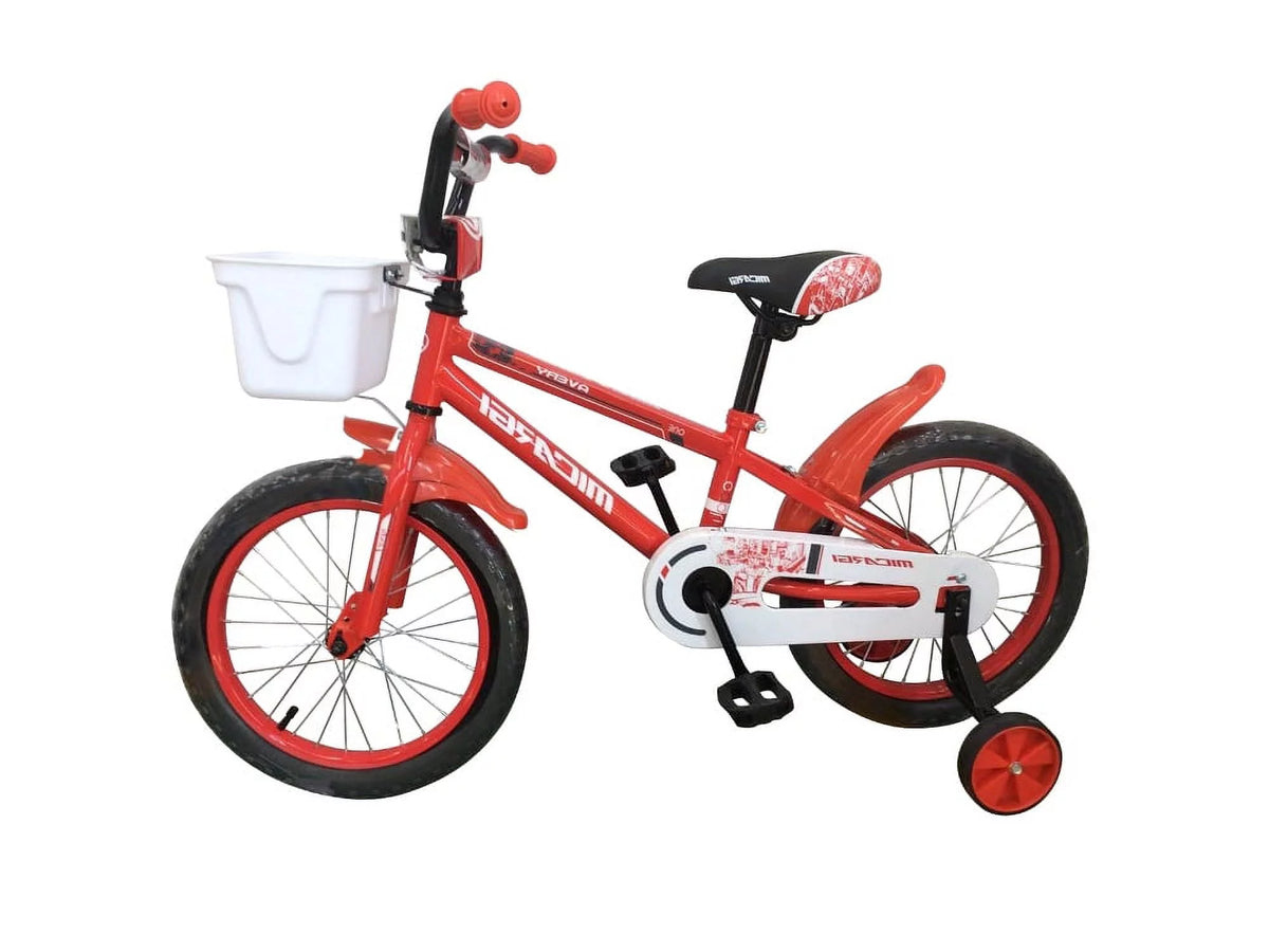 16 BMX Steel Frame Coaster Brake Bicycle with Baskets & Fenders Q22798