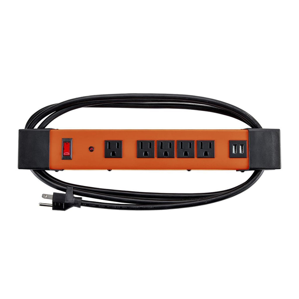 5-Outlet Magnetic Power Strip with 2 USB Ports F871