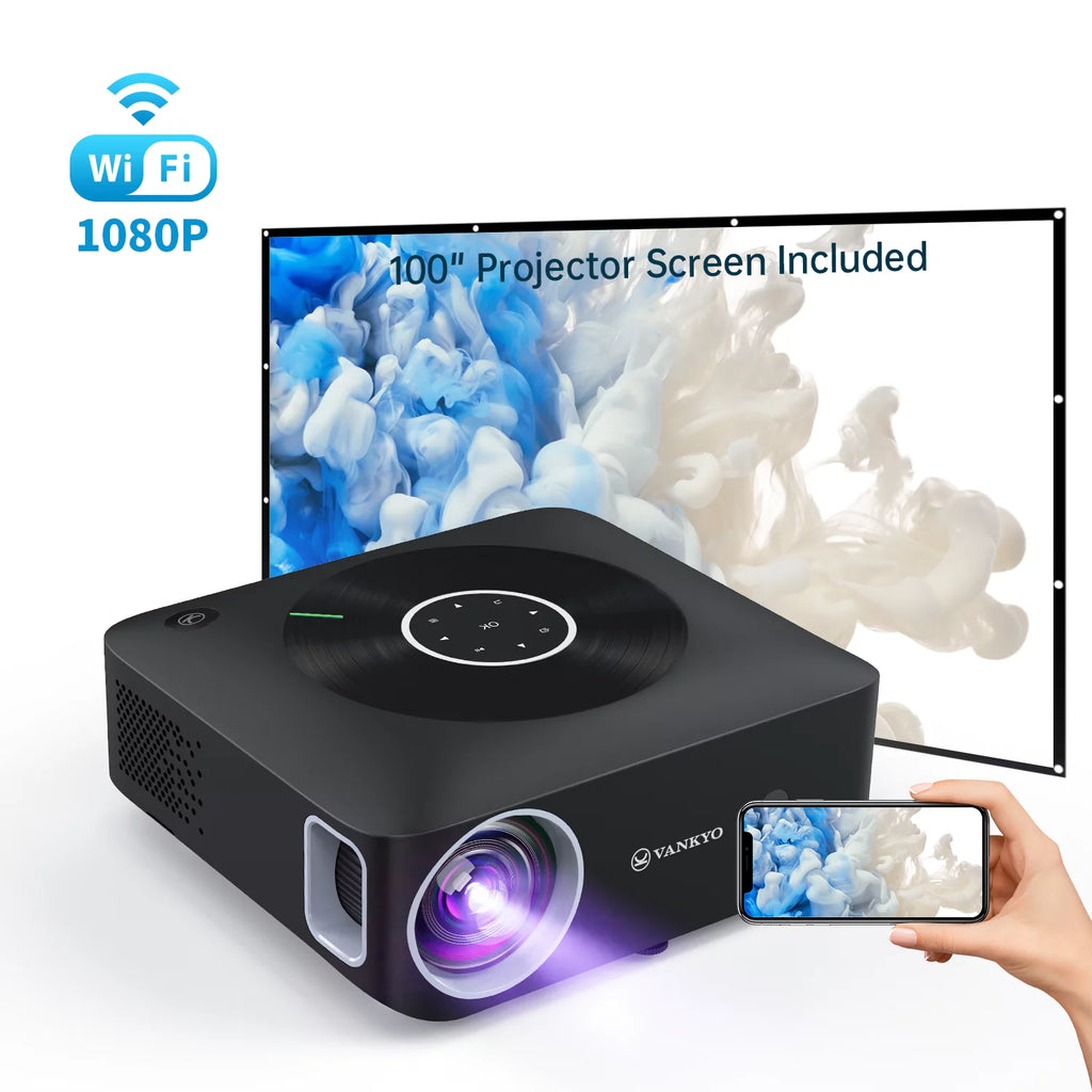 1080P Full HD LCD Portable Projector D7704