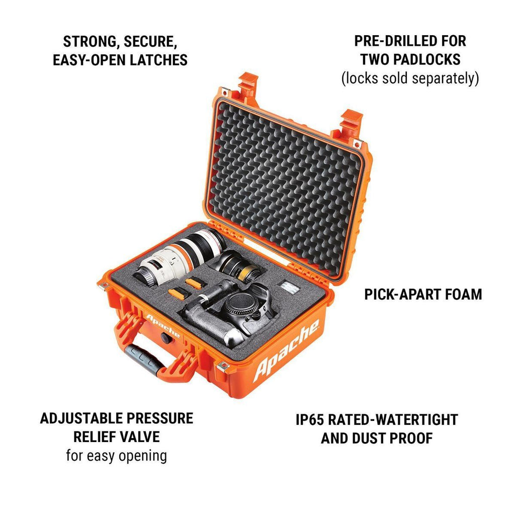 Large Orange Weatherproof Protective Case D800239