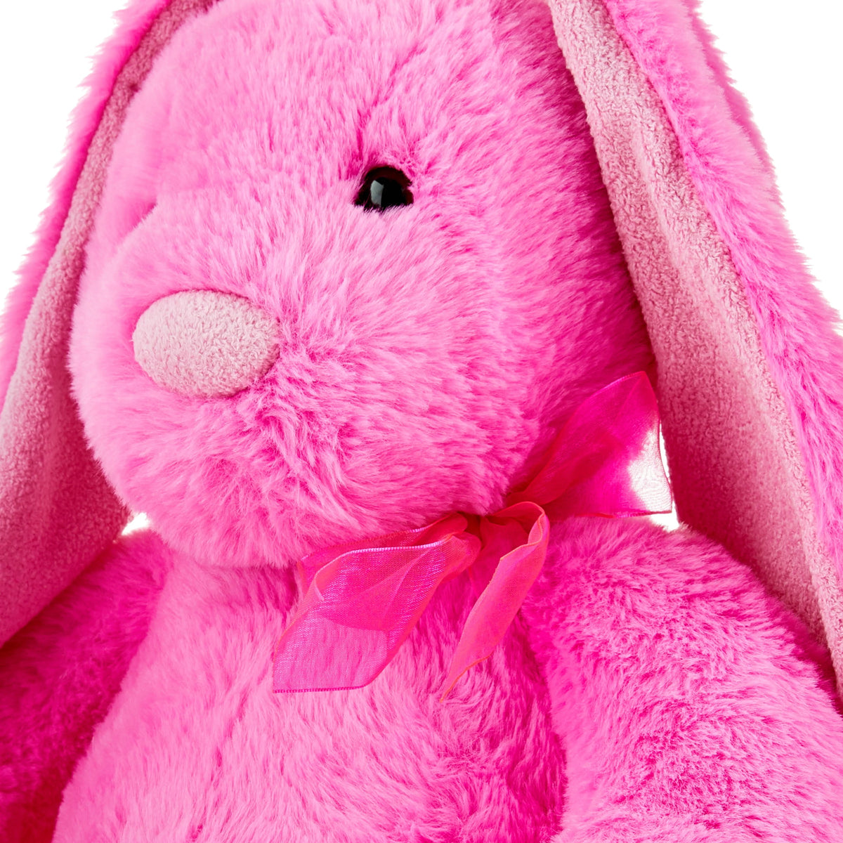 Large Pink Long Ear Bunny Plush 21 in A4736
