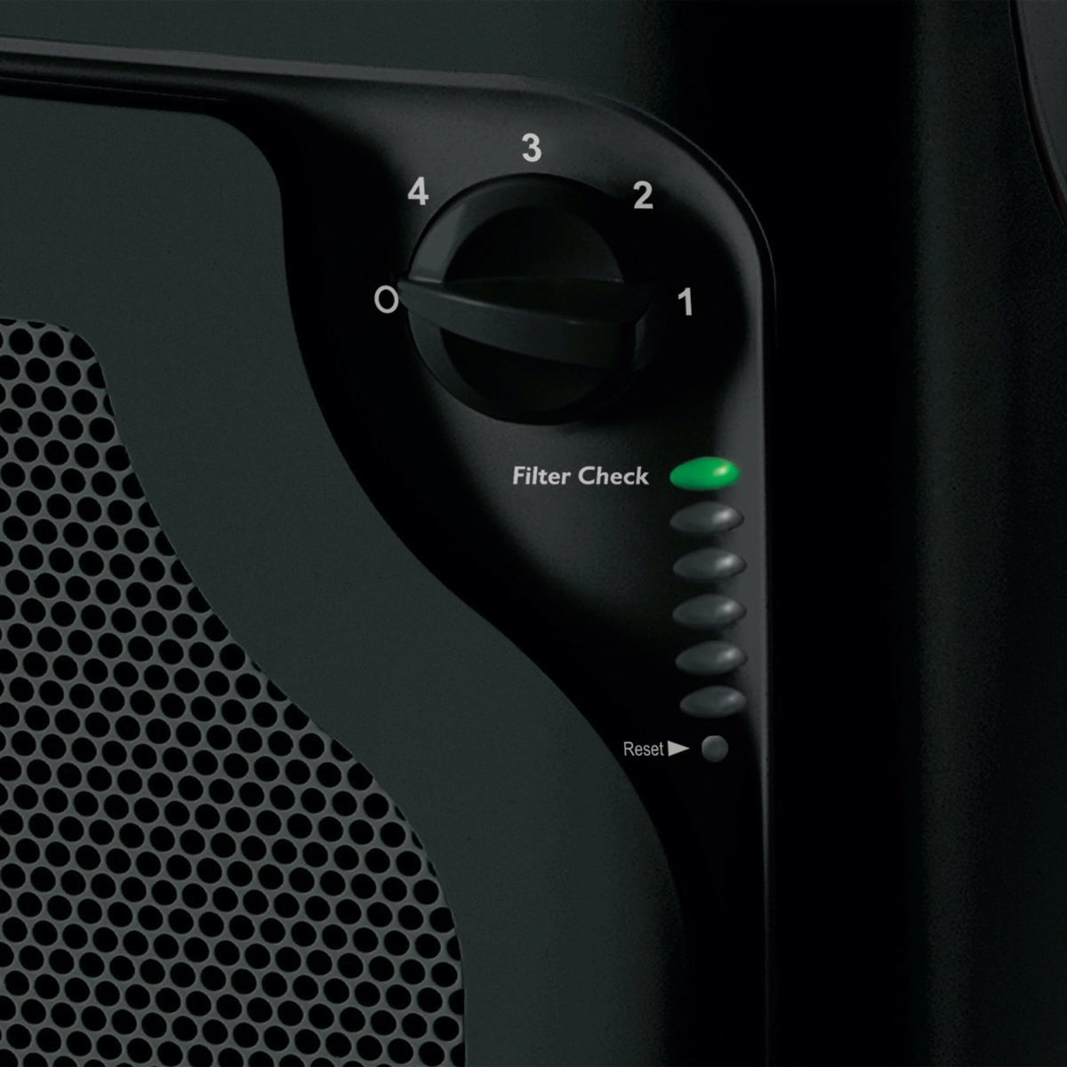 True HEPA Console Air Purifier with Filter Life Progress Bar, Large Room - Black M345