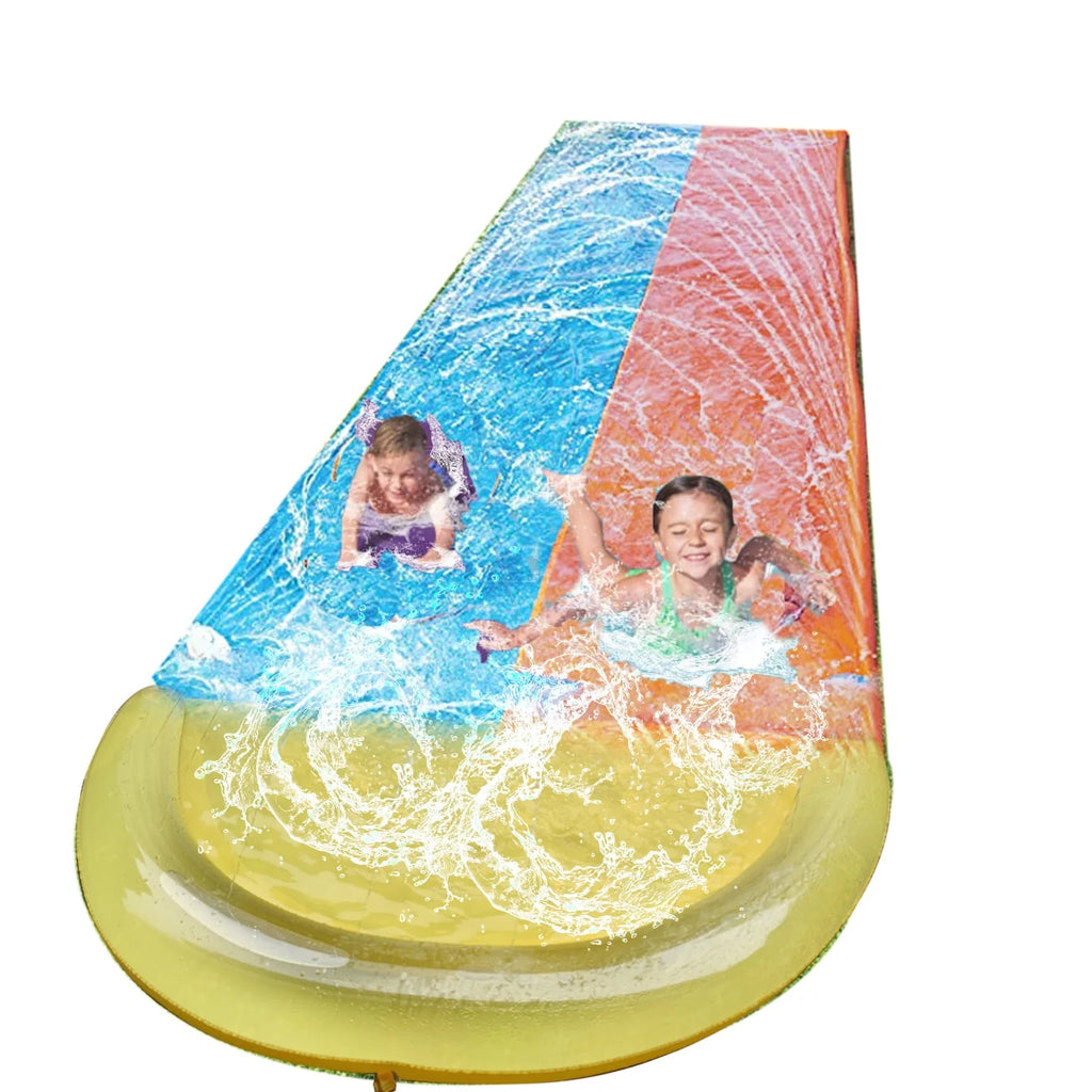 Inflatable Water Slide with 2 Bodyboards C7809