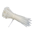 White 4 in. Cable Ties 100-Pack L542873