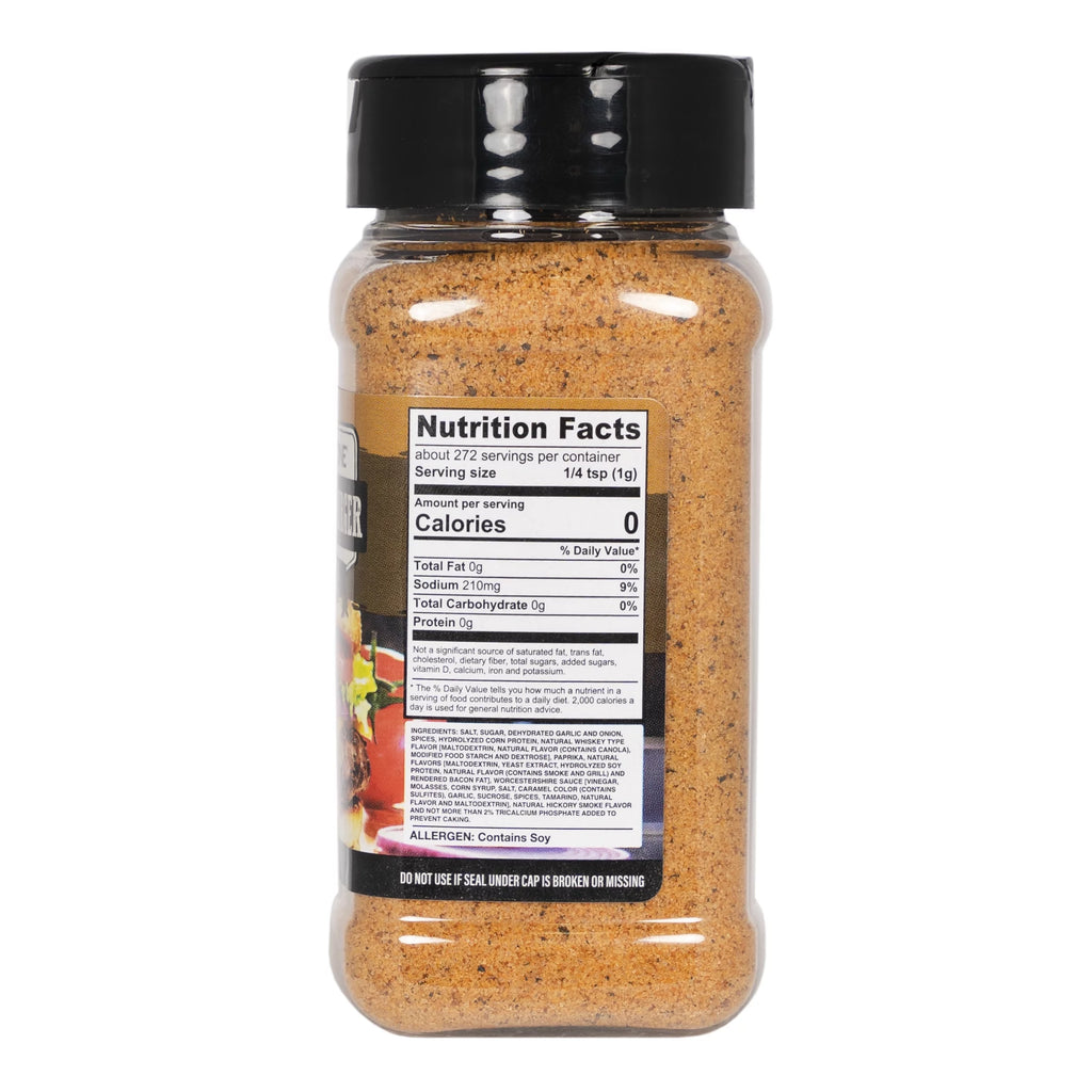 Whiskey Burger Seasoning, 9.6 oz Gluten-Free B261