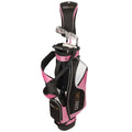 Junior Girls Golf Set with Pink Clubs and Bag S6530