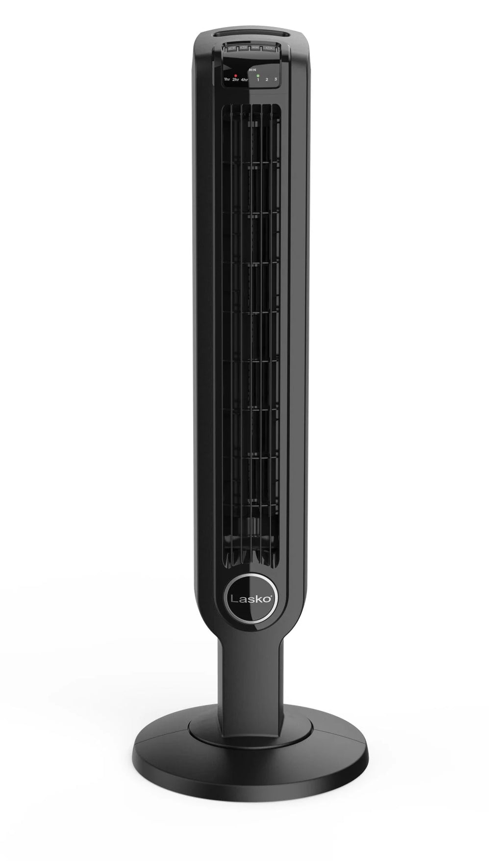 Black 3-Speed Oscillating Tower Fan with Remote P25772